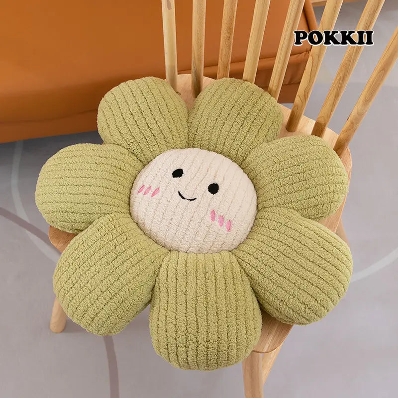 Petal Plush Cushion – Soft Flower-Shaped Seat & Pillow - POKKII