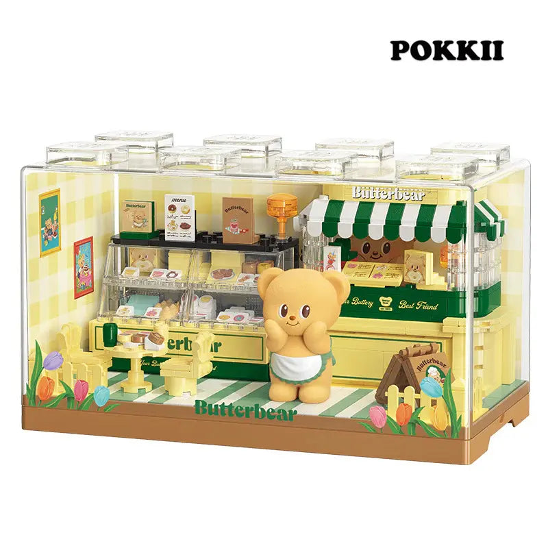 Butter Bear "Dessert Shop" Series Building Kit 460Pcs - POKKII