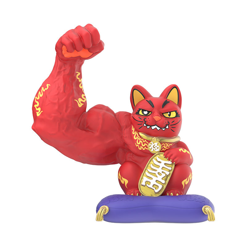 Fortune Maneki-Neko "Mighty Cat Series" Blind Box Figure - Toptoy