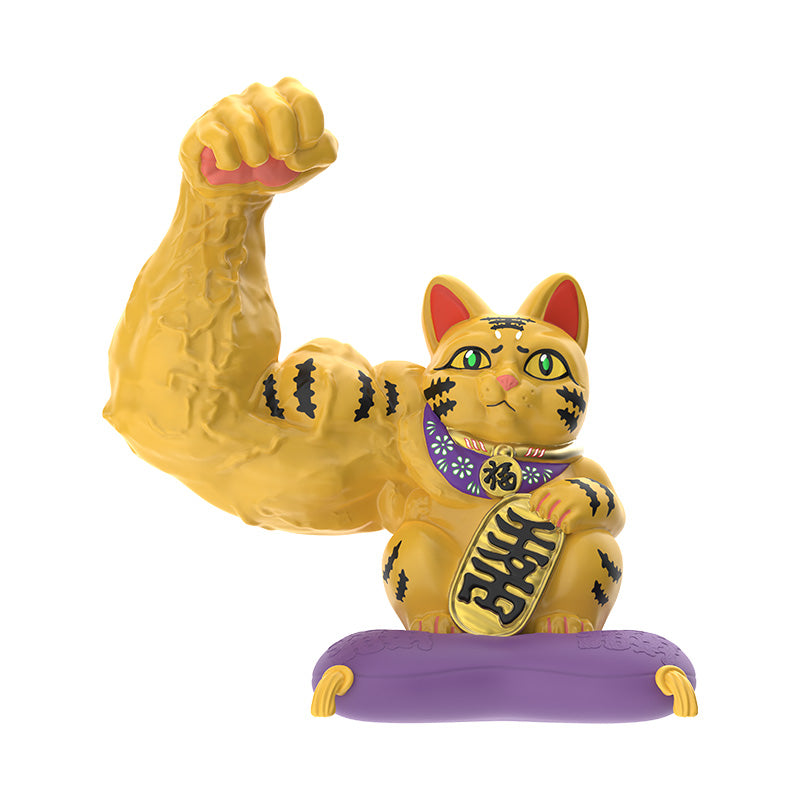 Fortune Maneki-Neko "Mighty Cat Series" Blind Box Figure - Toptoy