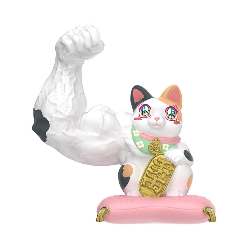 Fortune Maneki-Neko "Mighty Cat Series" Blind Box Figure - Toptoy