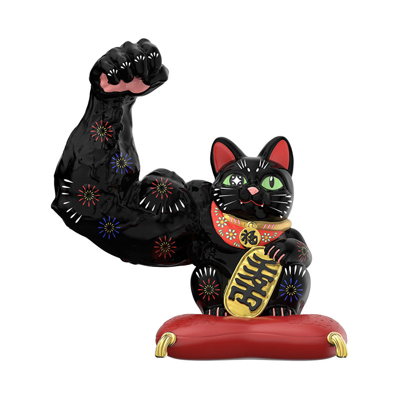 Fortune Maneki-Neko "Mighty Cat Series" Blind Box Figure - Toptoy