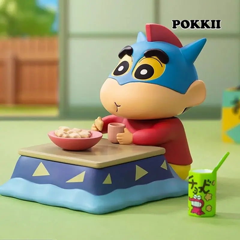 Crayon Shin-Chan "Kasukabe Family" Series Blind Box Figure - POKKII