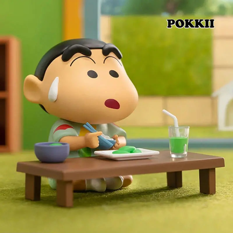 Crayon Shin-Chan "Kasukabe Family" Series Blind Box Figure - POKKII