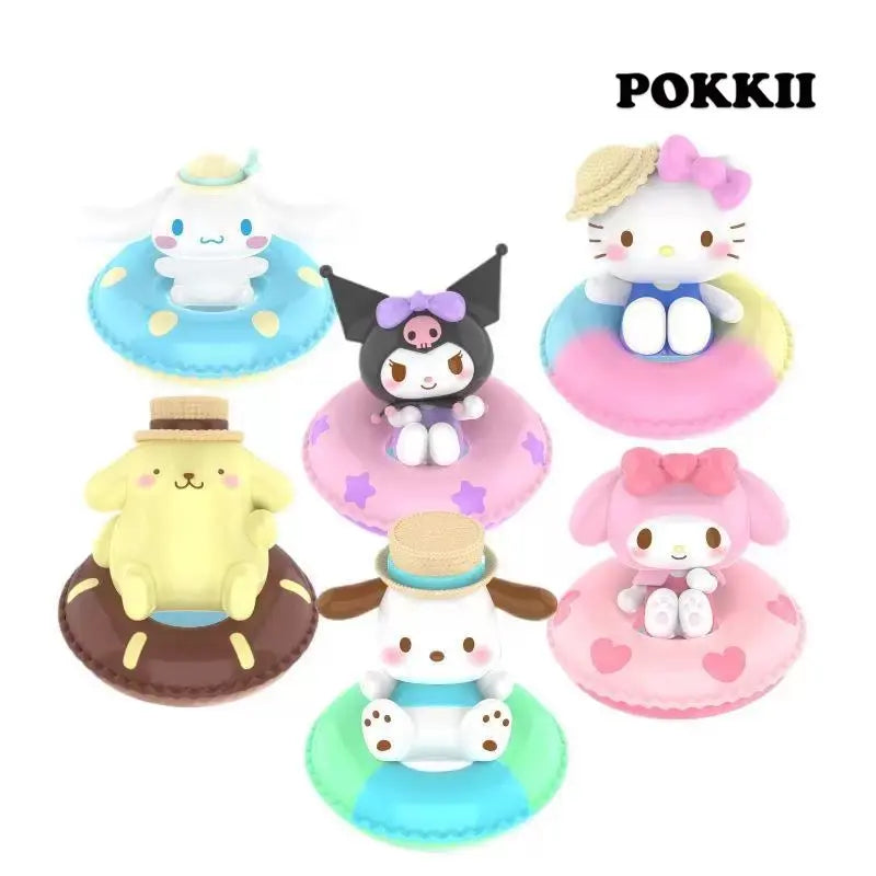 Sanrio Characters " Swimming Ring" Series Mini Beans Blind Bag - POKKII