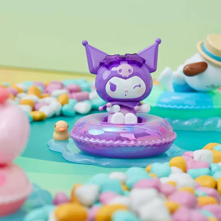 Sanrio Family "MINI Swimming Ring Series" Blind Bag Moe Bits Figure - Toptoy