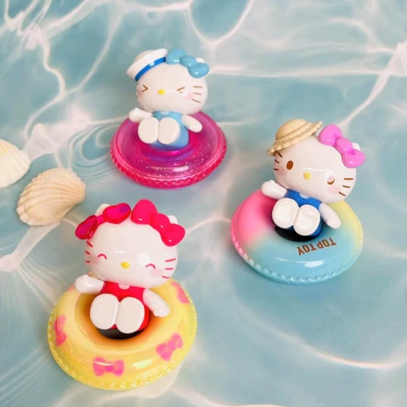 Sanrio Family "MINI Swimming Ring Series" Blind Bag Moe Bits Figure - Toptoy