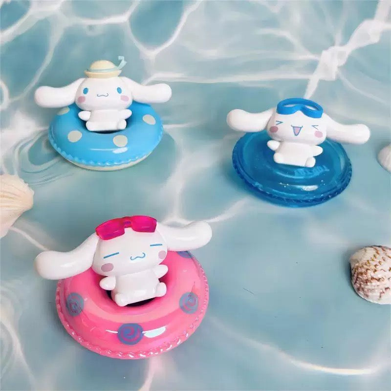 Sanrio Family "MINI Swimming Ring Series" Blind Bag Moe Bits Figure - Toptoy