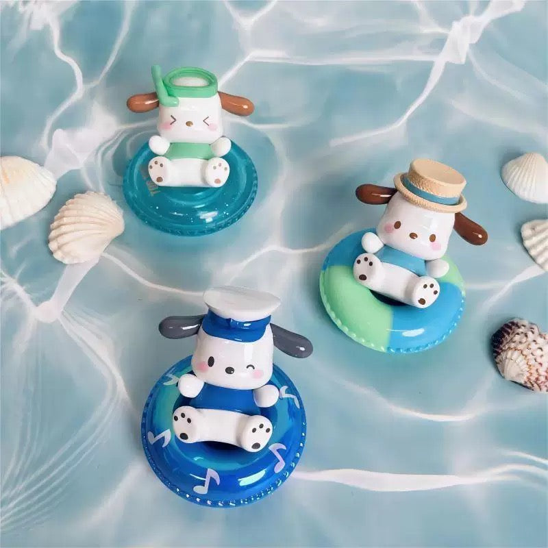 Sanrio Family "MINI Swimming Ring Series" Blind Bag Moe Bits Figure - Toptoy