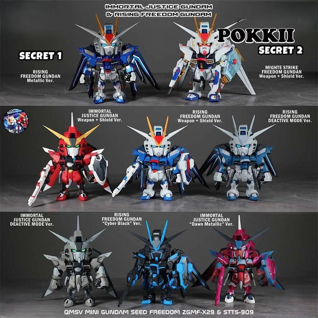 QMSV Gundam "Seed Freedom" Movie Edition Blind Box Figure - POKKII