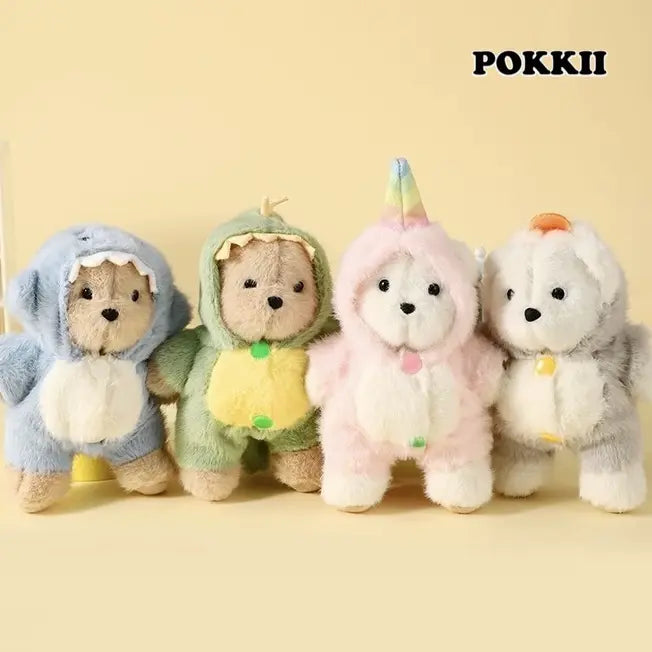 PAJAMA BEAR Series Cute & Healing Teddy Plush - POKKII