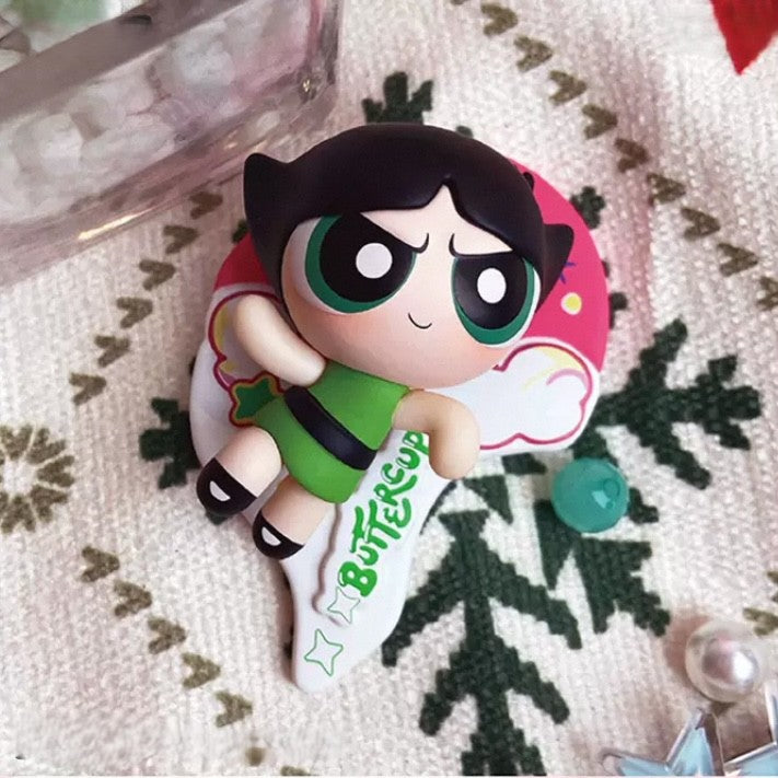 POWERPUFF GIRLS Combinable Fridge Magnets Blind Box