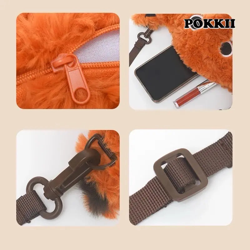 Cute Animal Plush Mini Plush Bag Collections - POKKII