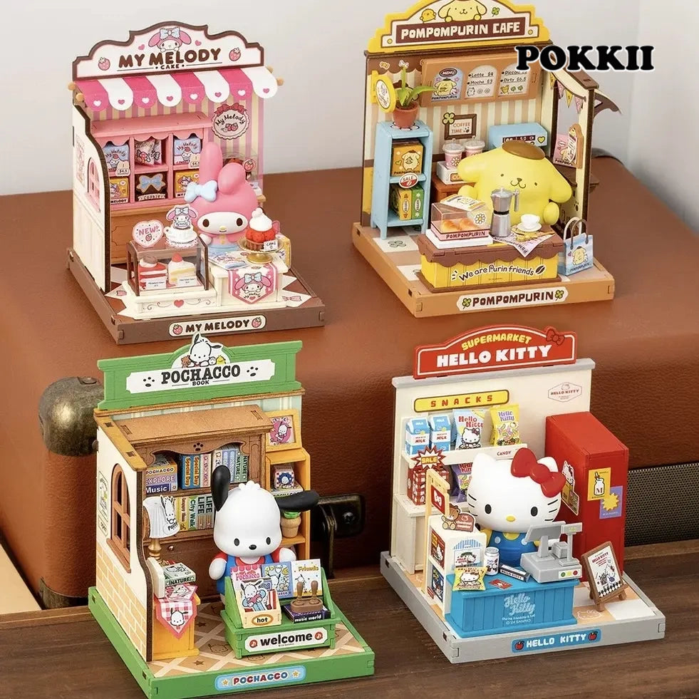 "Shopkeeper" Series DIY Cottage Building Blocks - POKKII