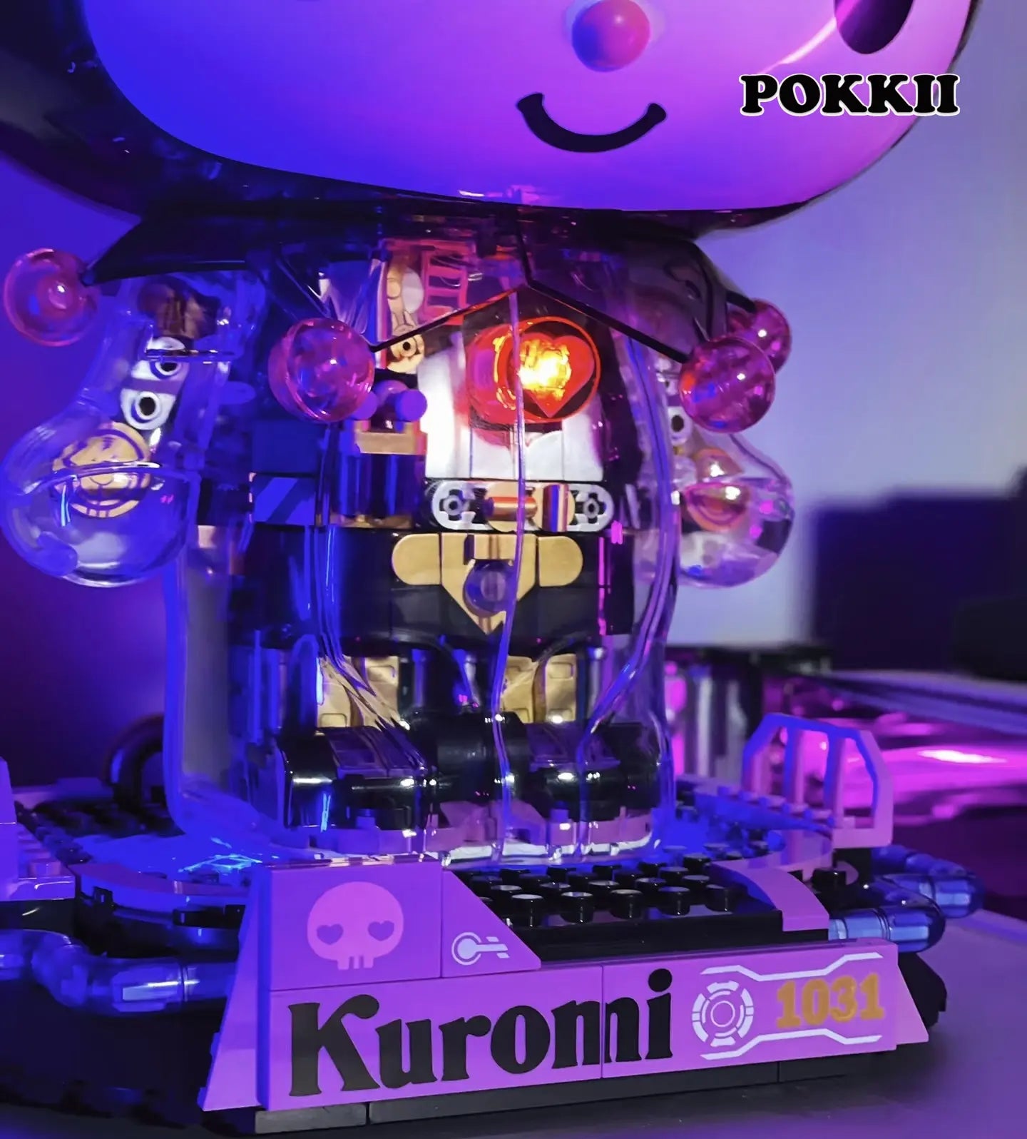 KUROMI Mechanical Building Blocks Set Big Figure 1000+pcs - POKKII