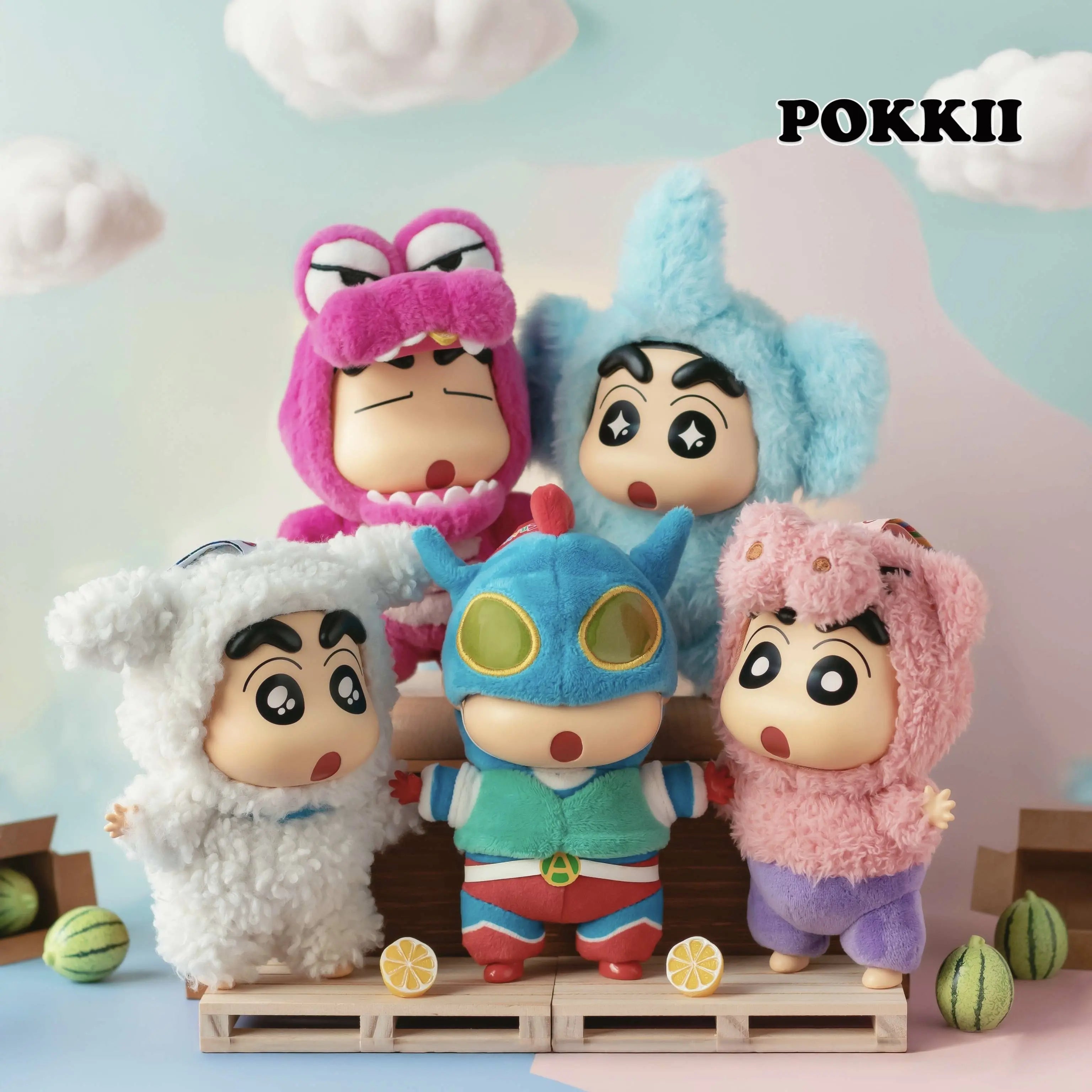 Crayon Shin-Chan COSTUME PARTY Series Blind Box Vinyl Plush - POKKII