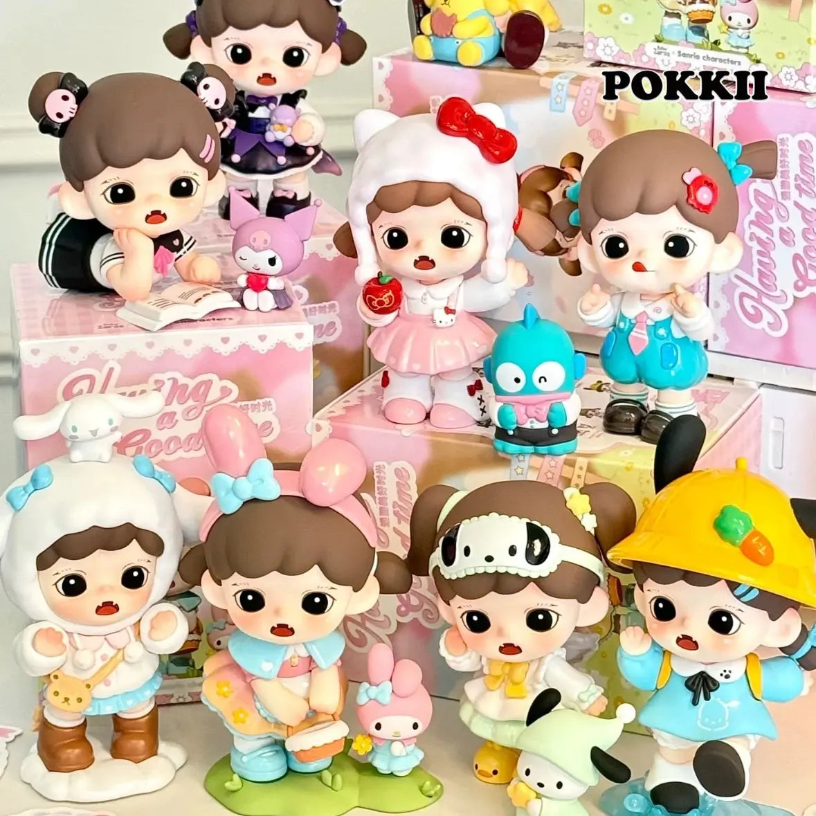 ZORAA x SANRIO "Having A Good Time" Series Blind Box - POKKII