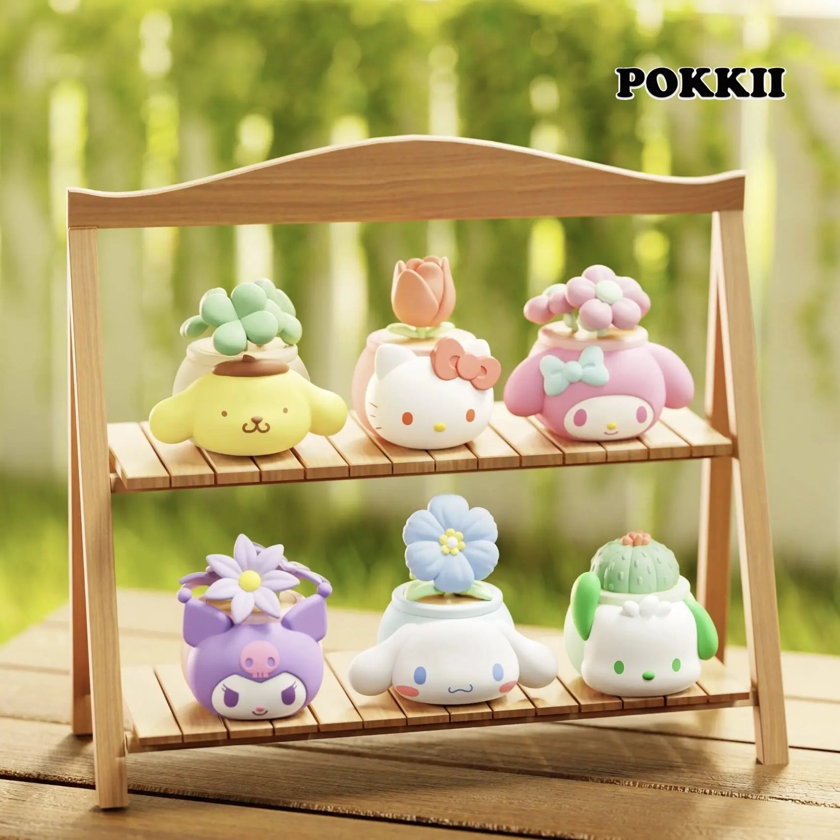 Sanrio Characters "Potted" Series Ornaments Figures - POKKII