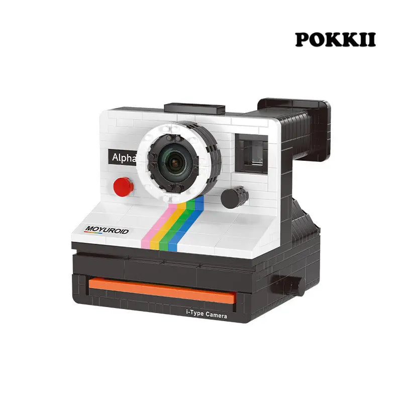 Retro Instant Land Camera Micro-Building Block Set 802pcs