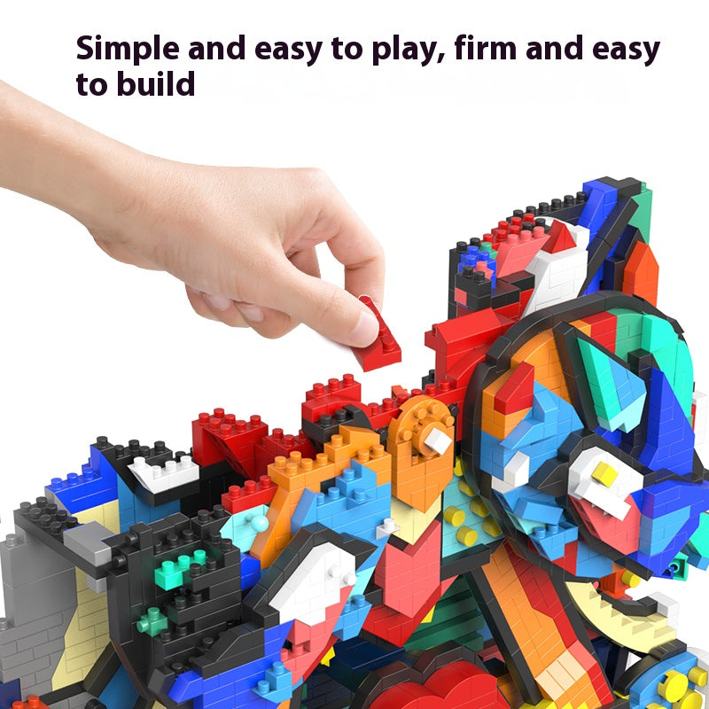 Pop Luminescence: The Lambent Light 3D Pixel Art Building Set 3188pcs - POKKII