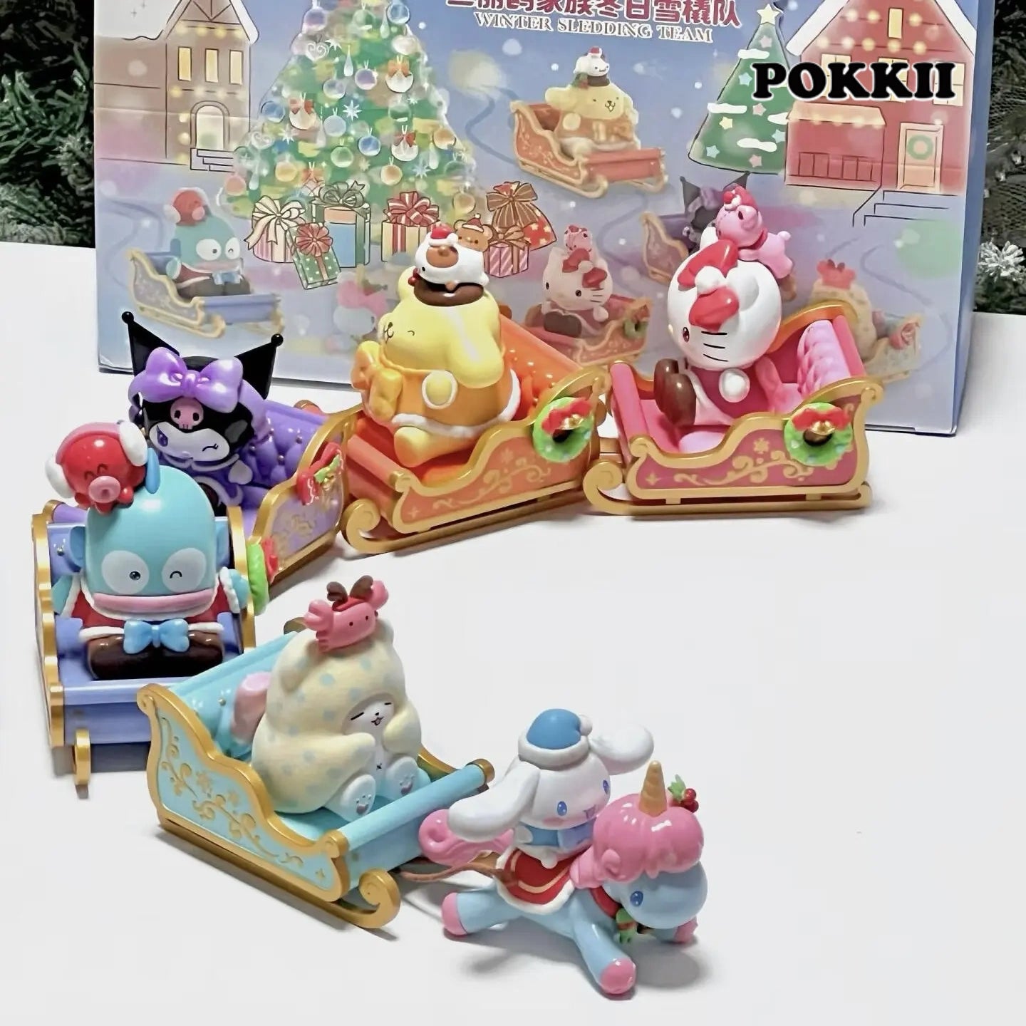 "Winter Sledding Team" Series Blind Box Figure - POKKII
