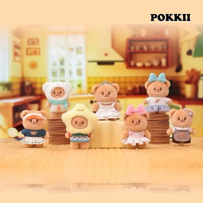 BUTTER BEAR "Versatile Wardrobe" Series Blind Box Plush - POKKII