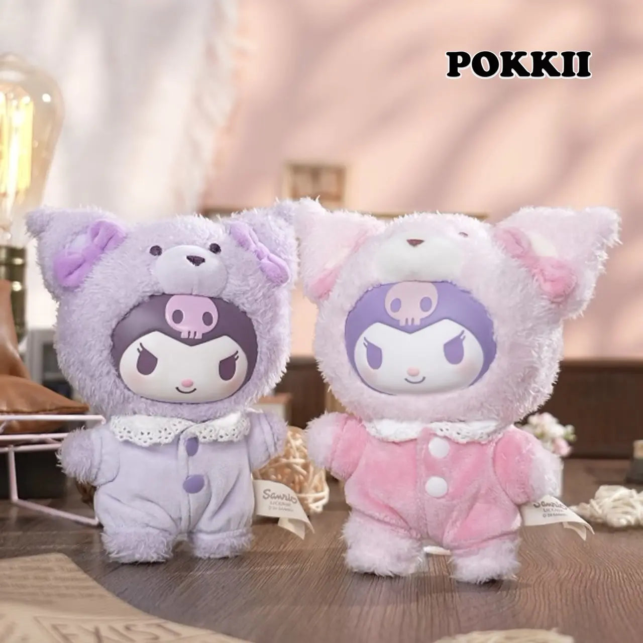 KUROMI Peach Berry Theme Vinyl Plush Doll
