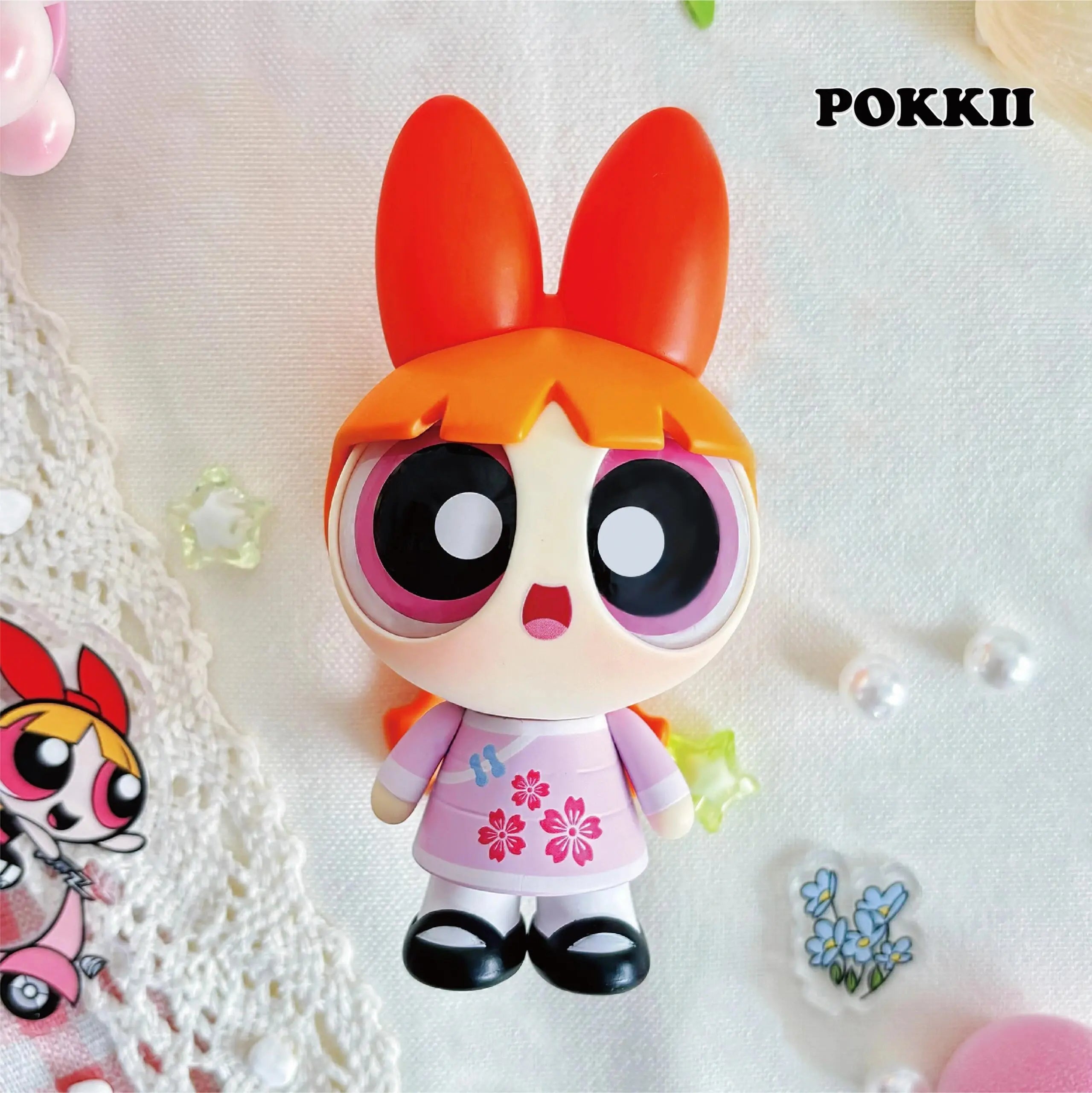 POWERPUFF GIRLS "Spring Overtrue" Series Figures Hanger Card Pack - POKKII