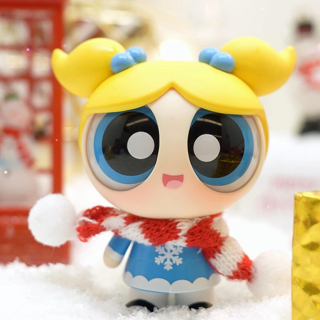 POWERPUFF GIRLS Wonderful Winter Night Series Figure Hanger Card Pack
