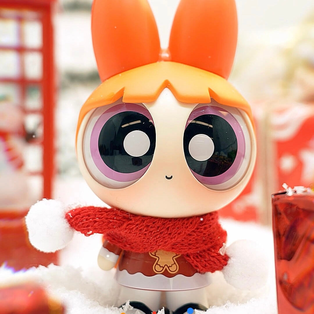 POWERPUFF GIRLS Wonderful Winter Night Series Figure Hanger Card Pack