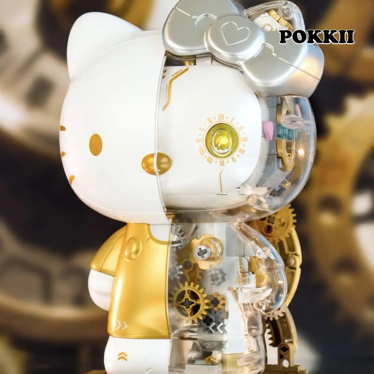 Hello Kitty "Platinum Mechanical" Building Kit Big Figure 400Pcs - POKKII