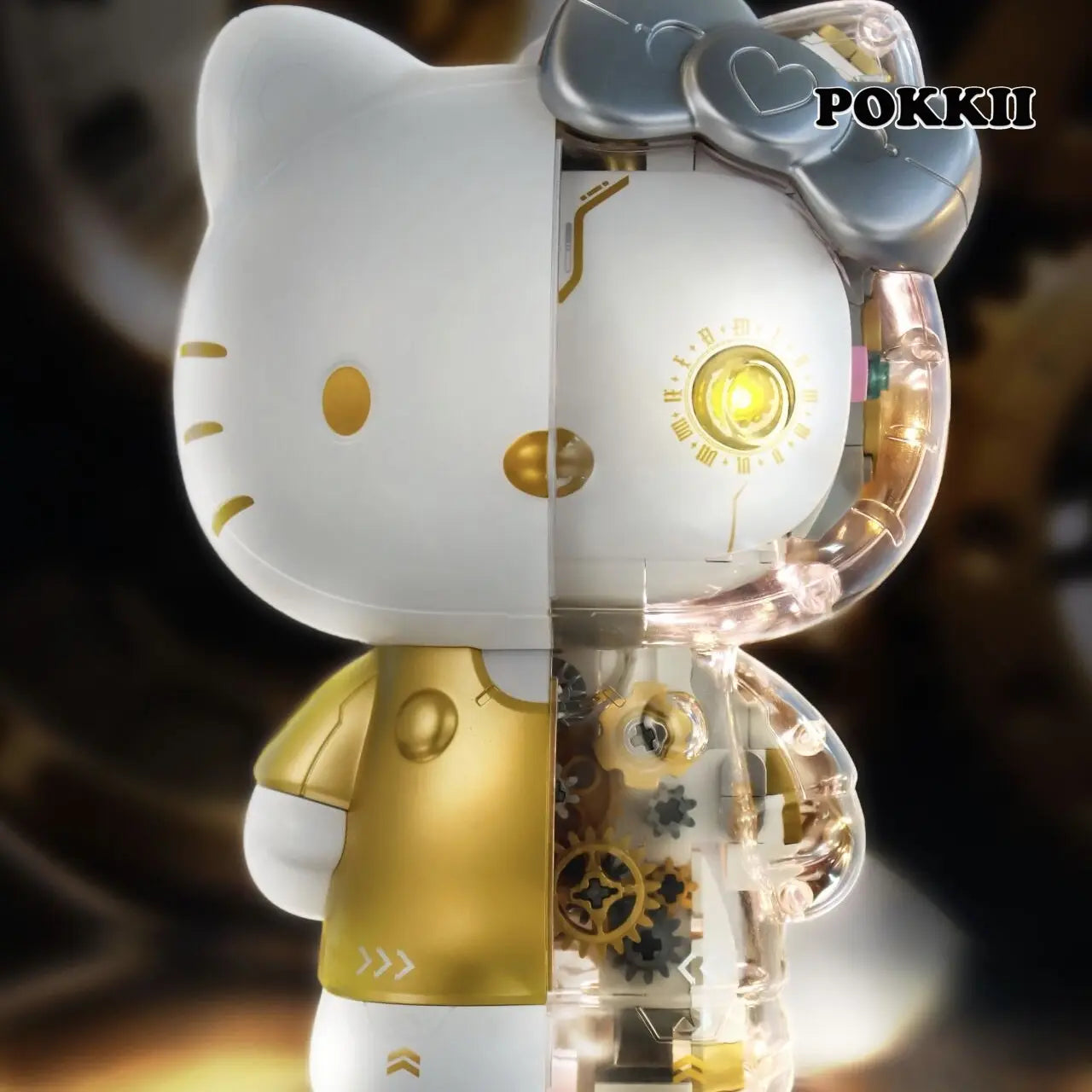 Hello Kitty "Platinum Mechanical" Building Kit Big Figure 400Pcs - POKKII
