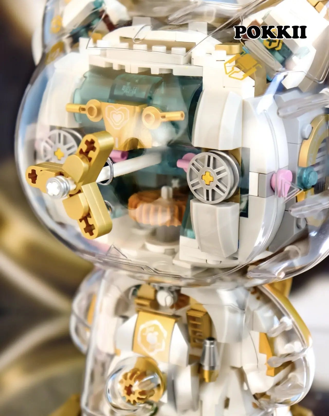Hello Kitty "Platinum Mechanical" Building Kit Big Figure 400Pcs - POKKII