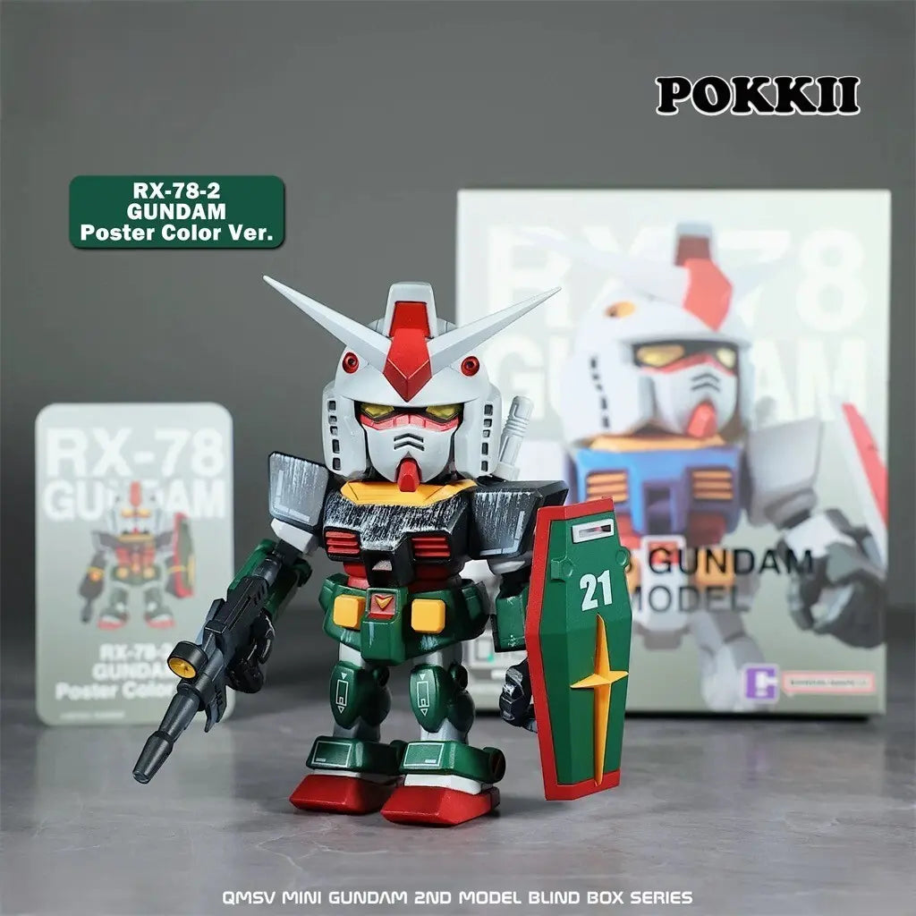 QMSV Mini Gundam 2nd Model Series Blind Box Figure - POKKII