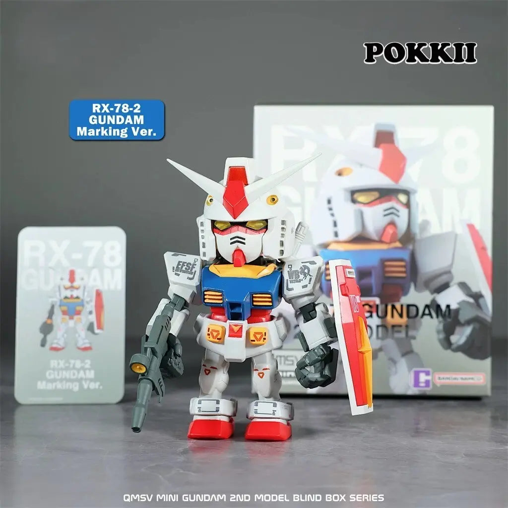 QMSV Mini Gundam 2nd Model Series Blind Box Figure - POKKII