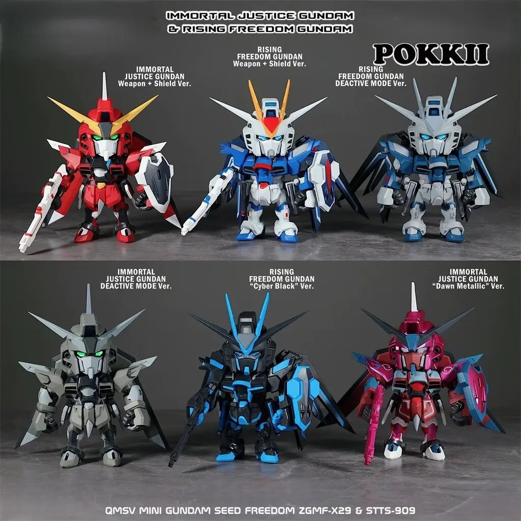 QMSV Gundam "Seed Freedom" Movie Edition Blind Box Figure - POKKII