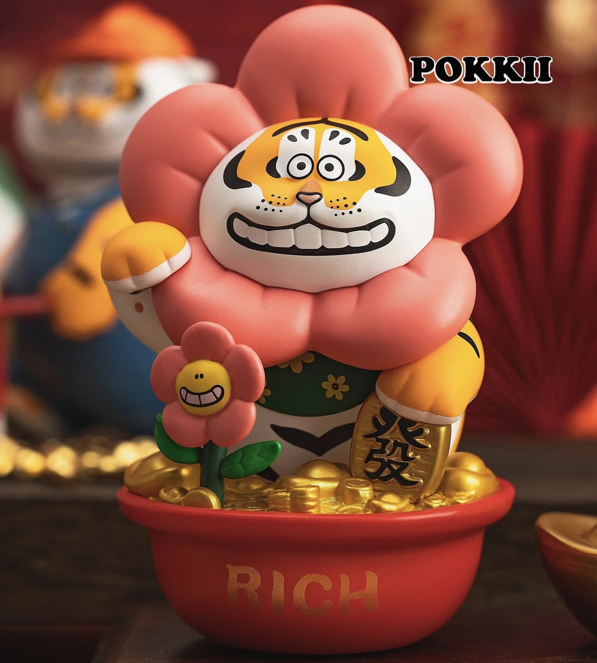 I AIN'T FAT TIGER "Fortune Tiger" Series Blind Box Figure - POKKII