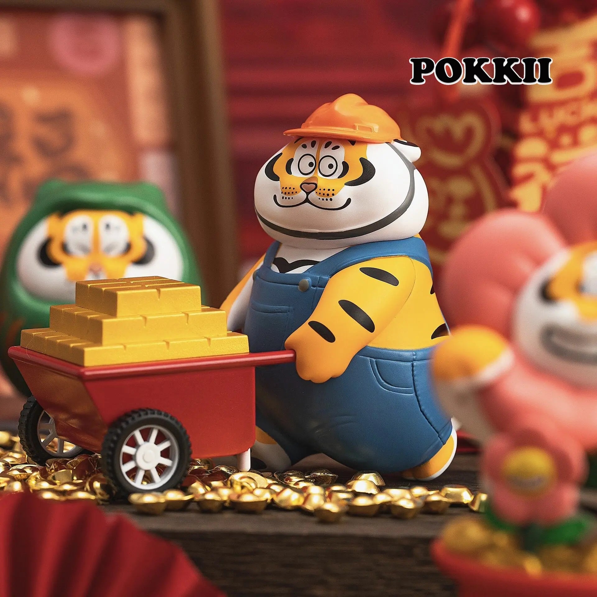 I AIN'T FAT TIGER "Fortune Tiger" Series Blind Box Figure - POKKII
