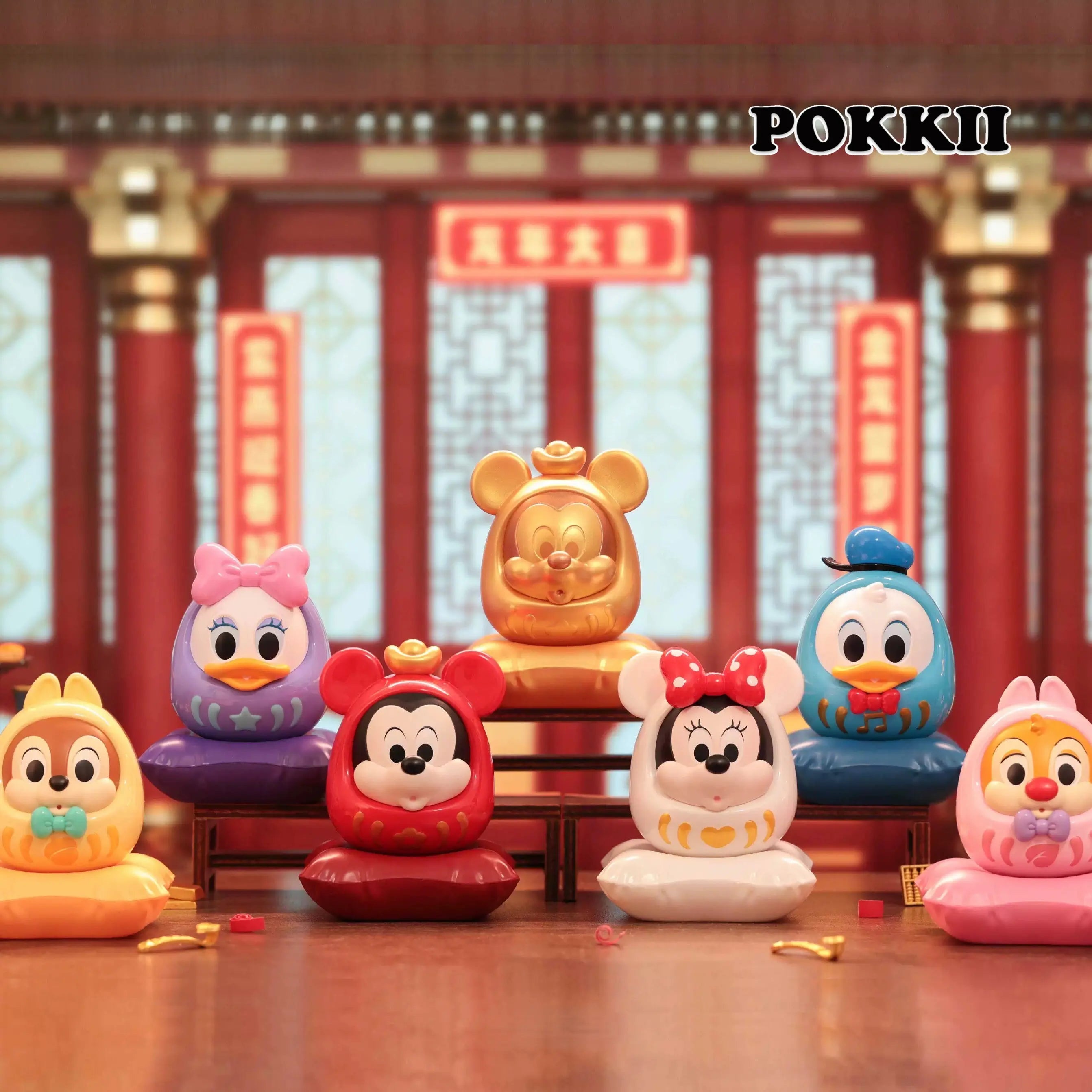 Mickey Family "Daruma" Series Blind Box Tumbler Figure