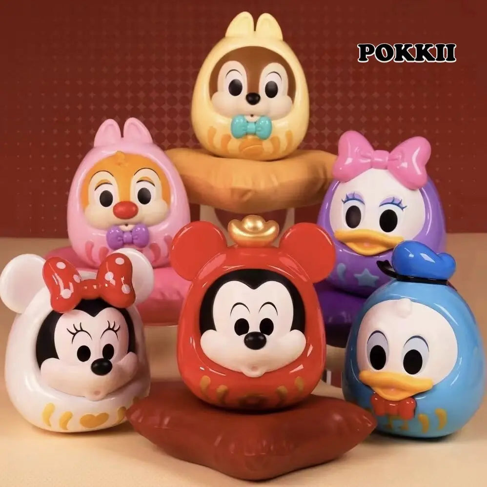 Mickey Family "Daruma" Series Blind Box Tumbler Figure