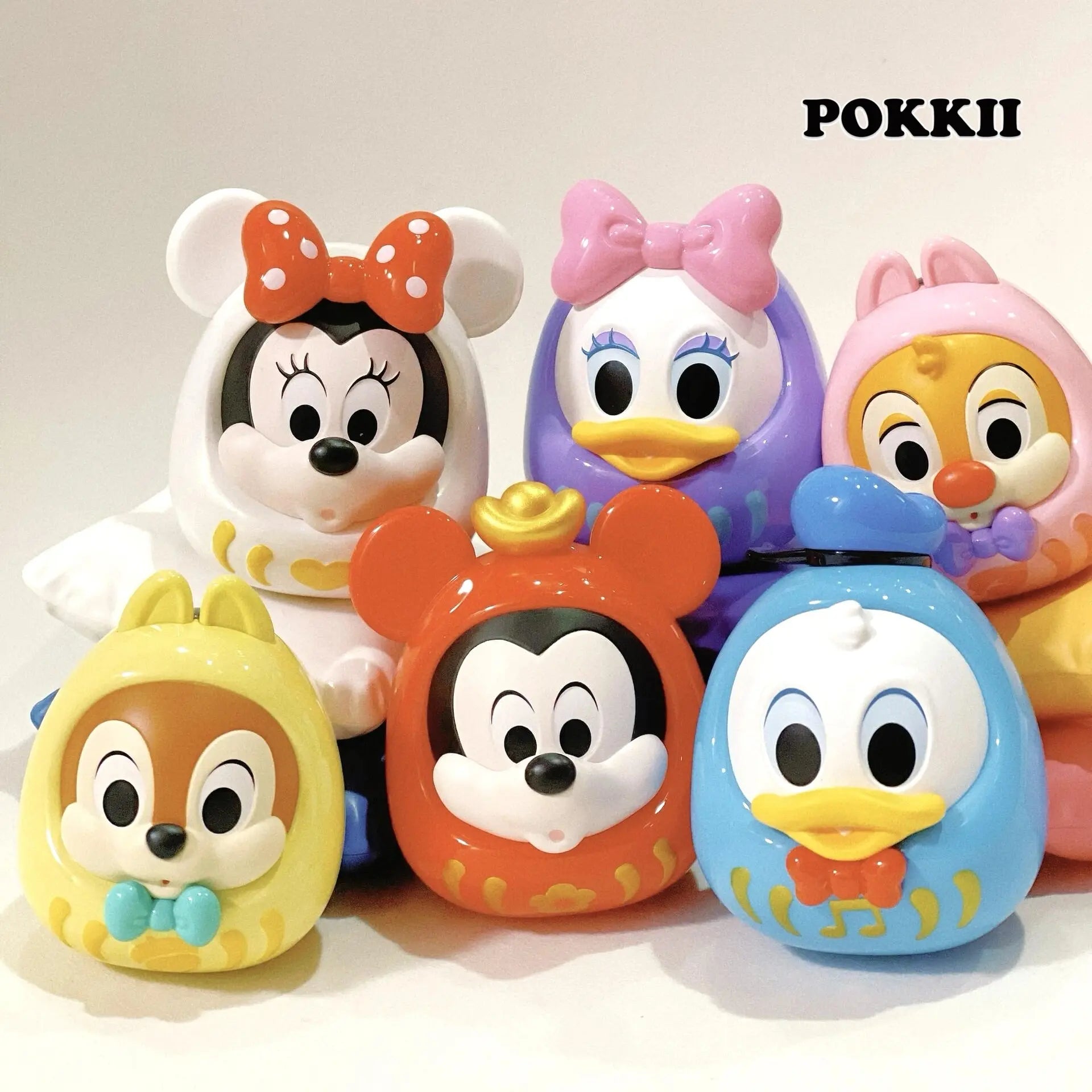 Mickey Family "Daruma" Series Blind Box Tumbler Figure