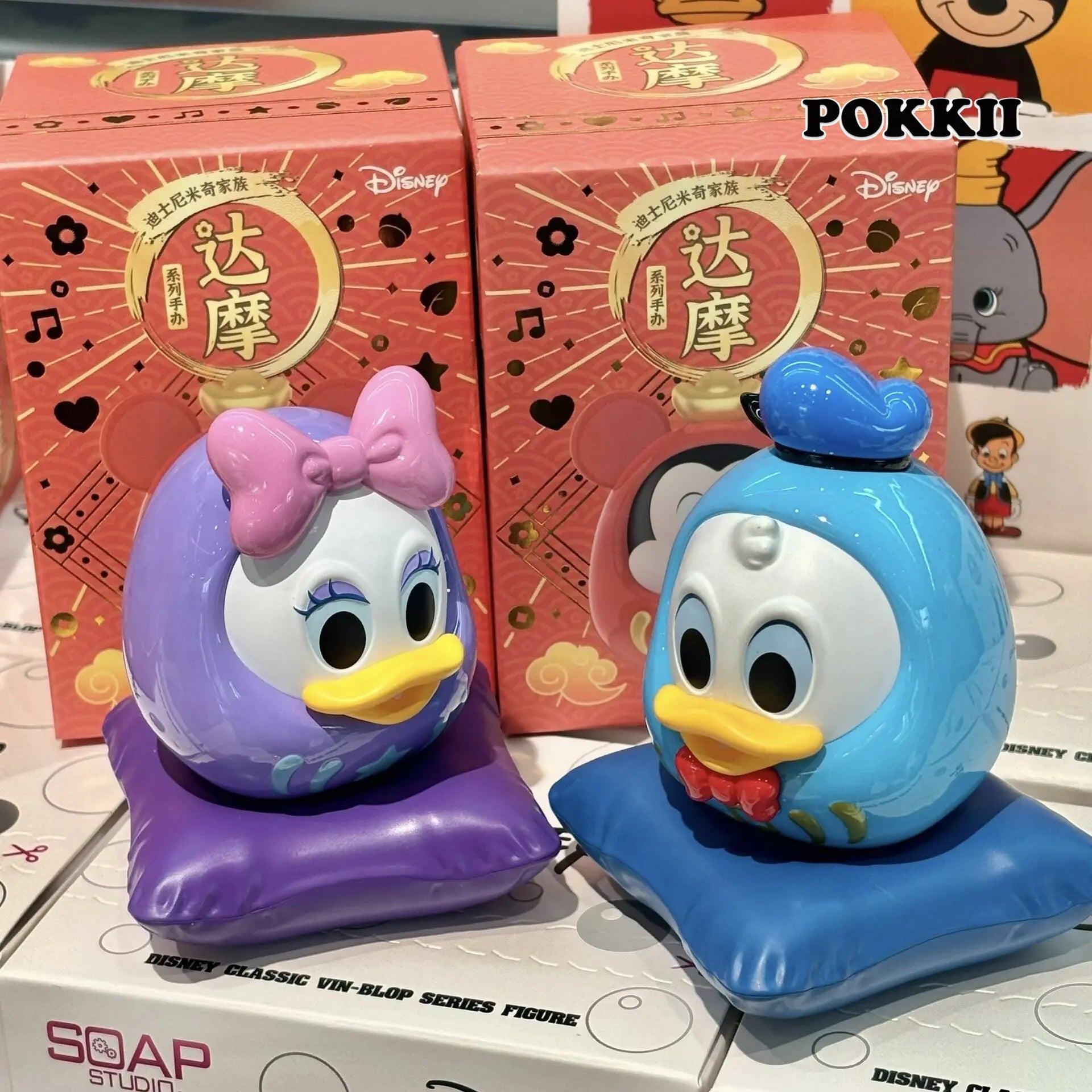 Mickey Family "Daruma" Series Blind Box Tumbler Figure