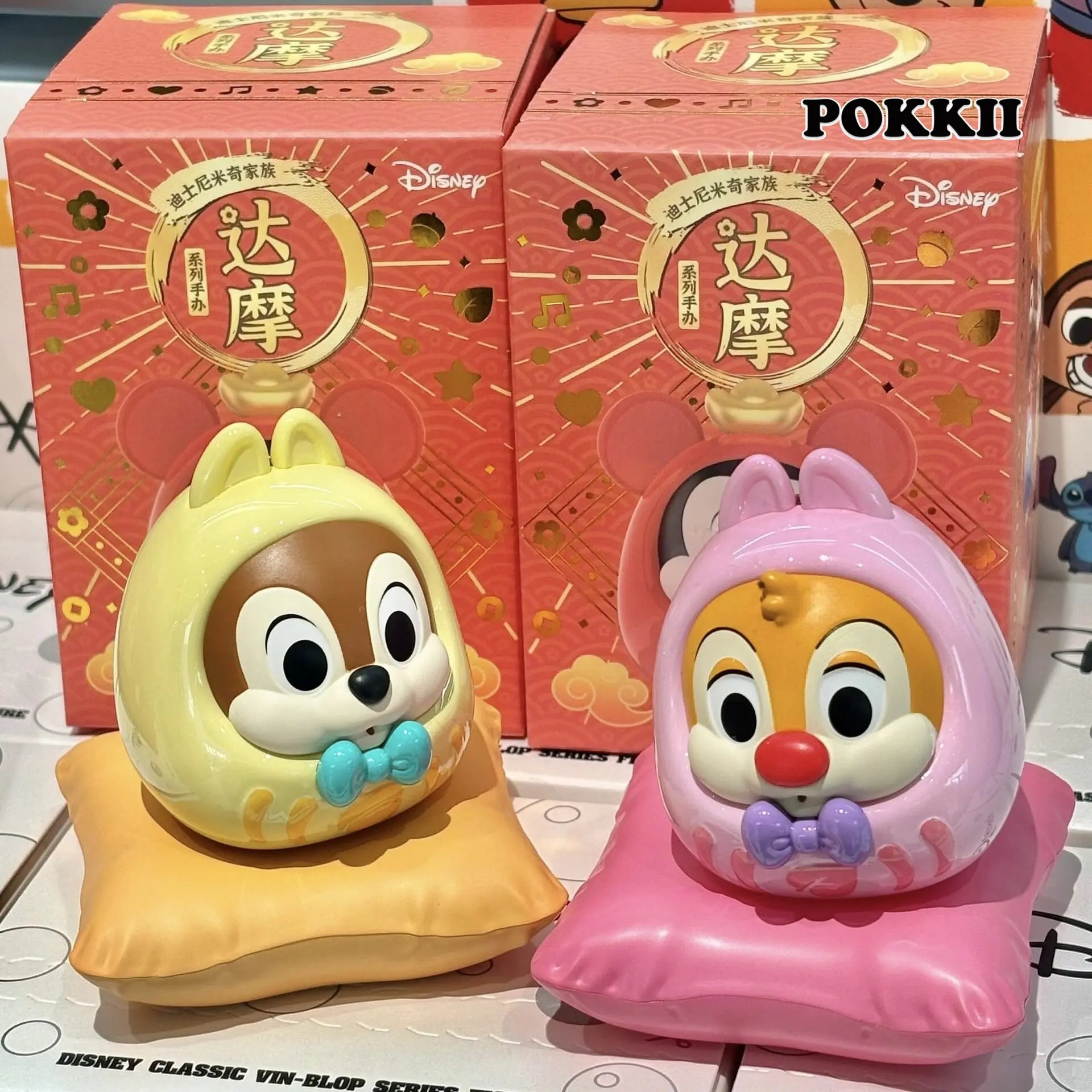 Mickey Family "Daruma" Series Blind Box Tumbler Figure
