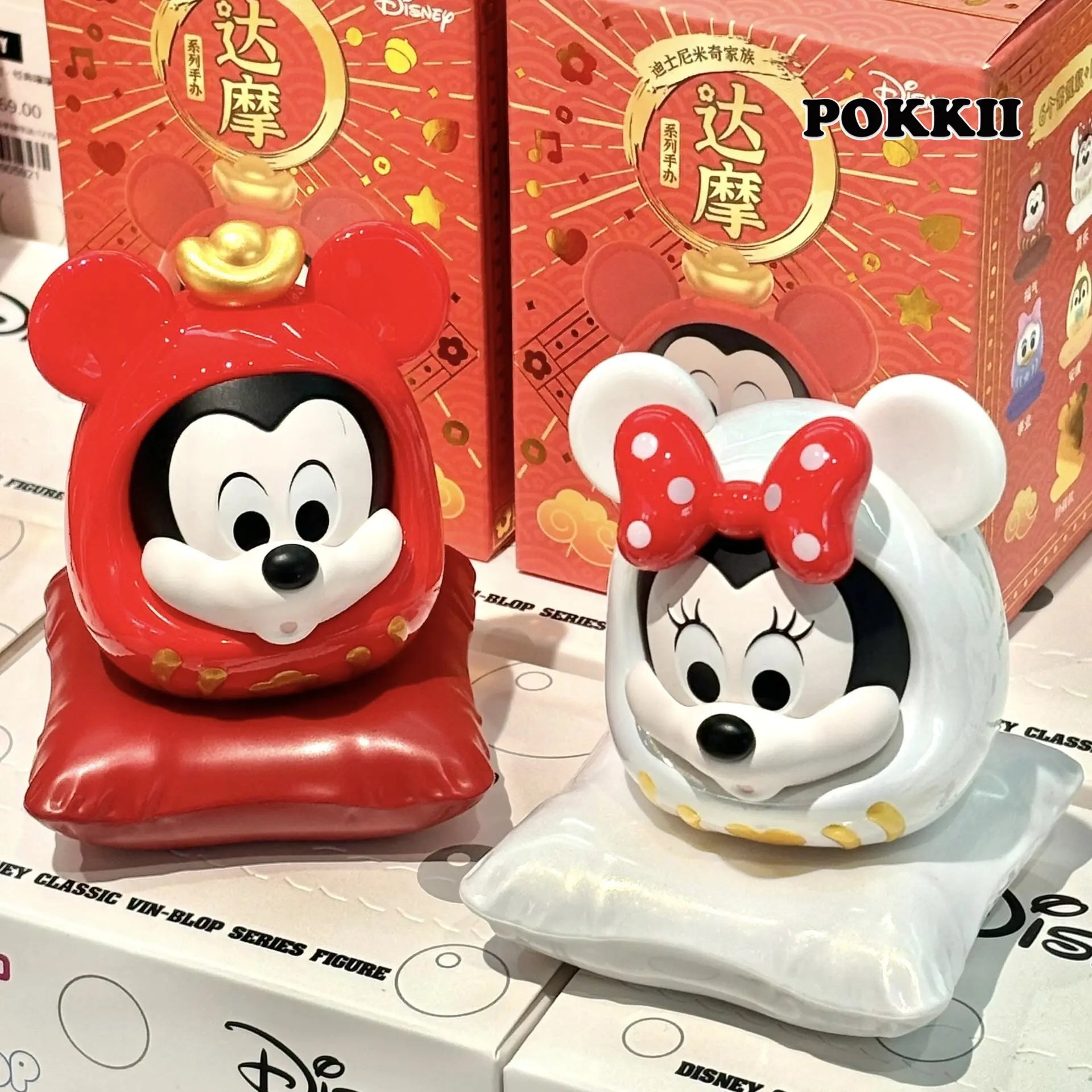 Mickey Family "Daruma" Series Blind Box Tumbler Figure