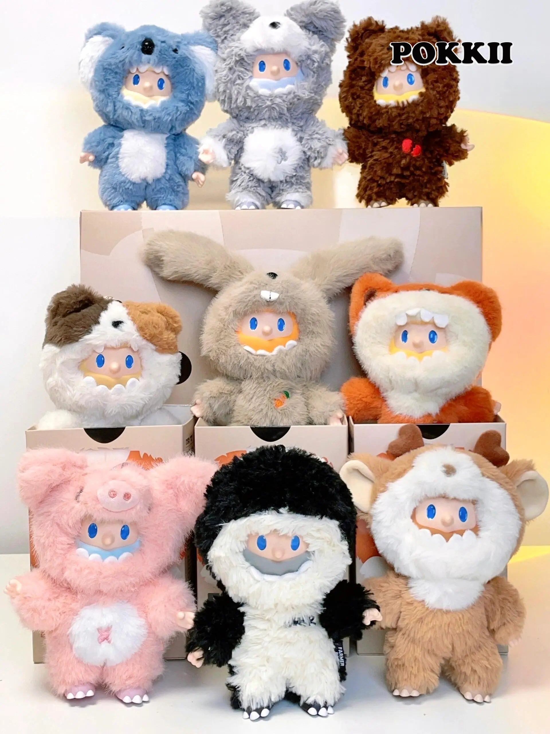 FARMER BOB "Ani-Monster" Series Plush Blind Box - POKKII