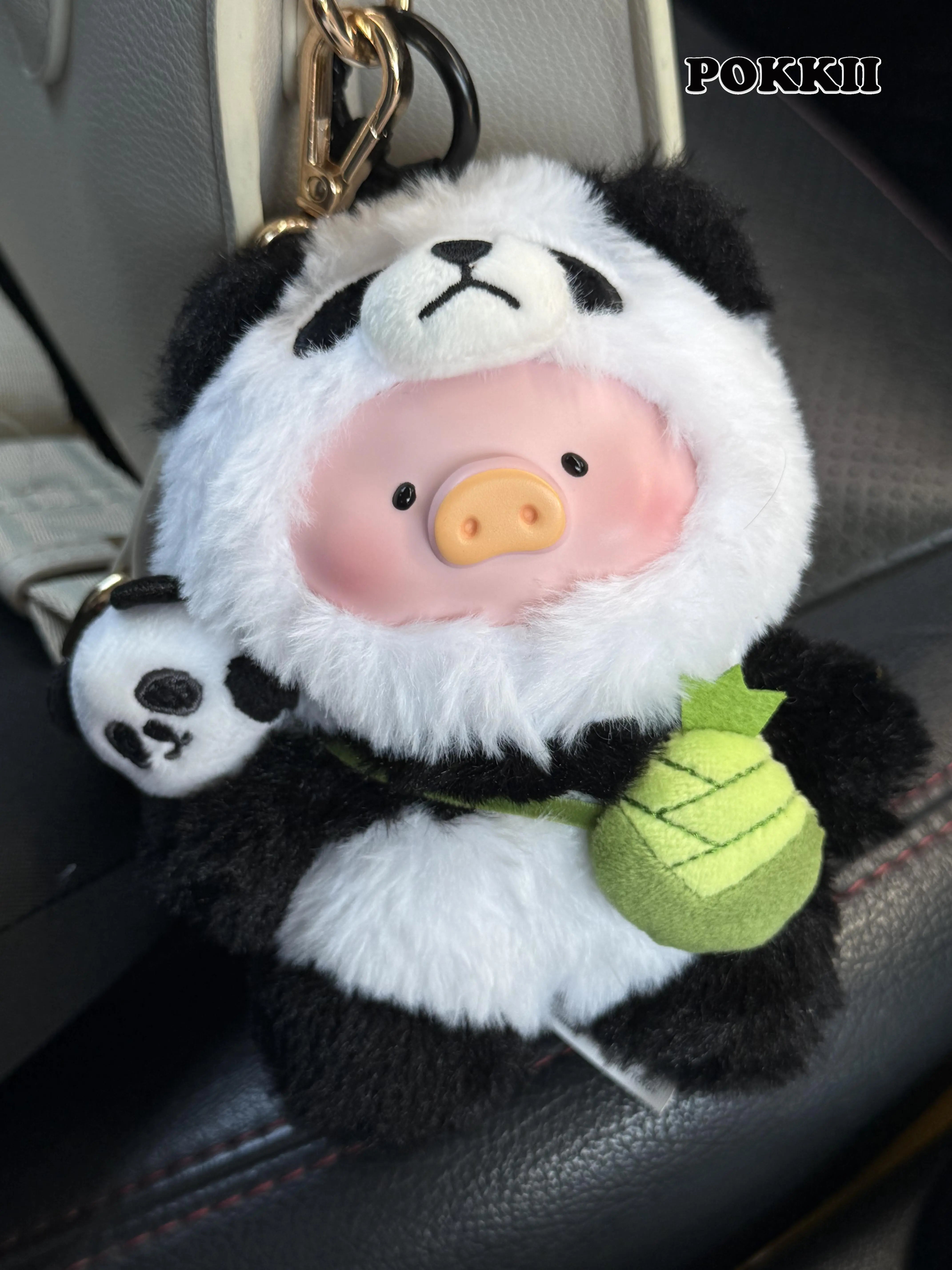 LULU THE PIGGY – Panda Caretaker Vinyl Plush Pendant