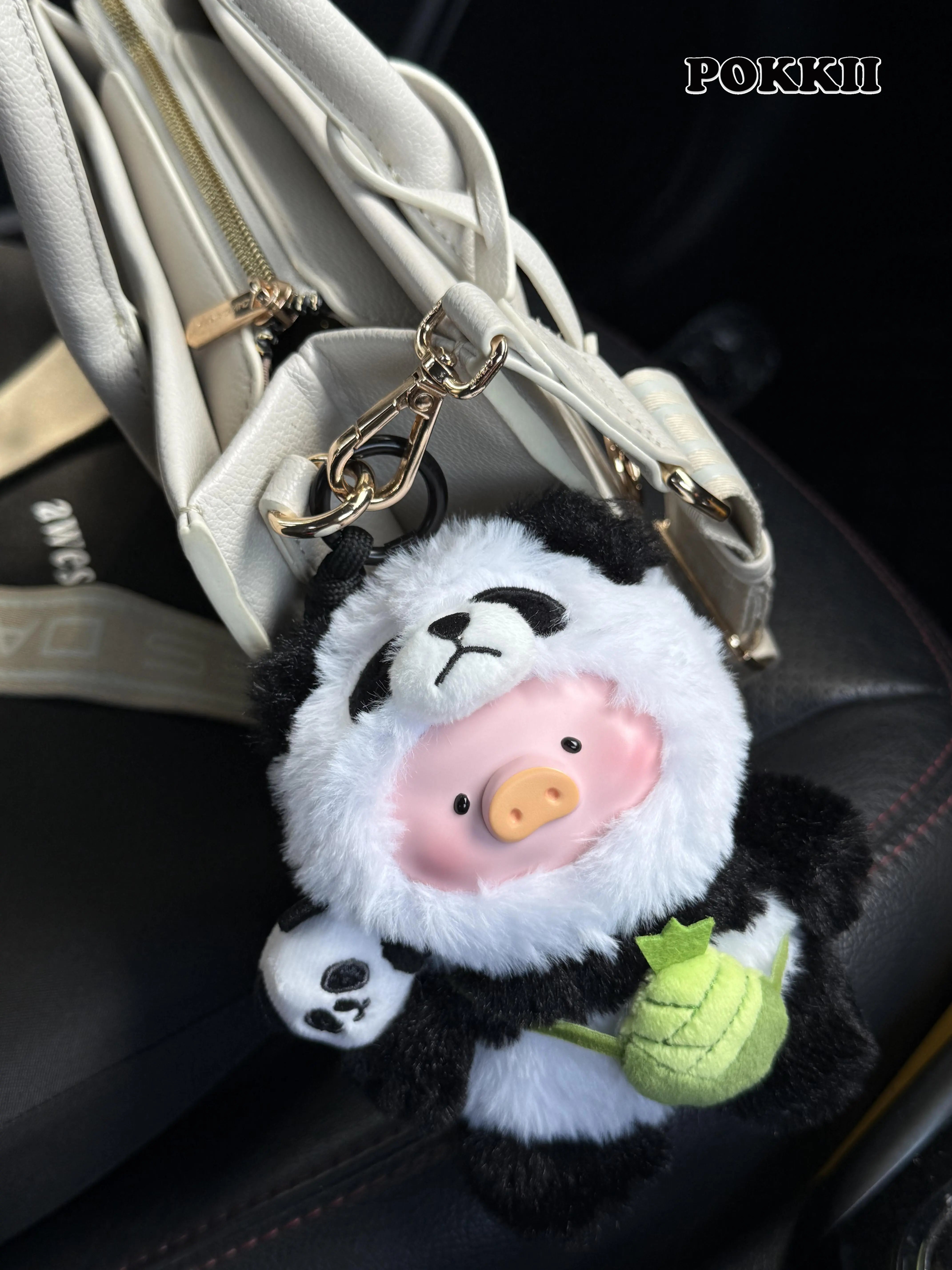LULU THE PIGGY – Panda Caretaker Vinyl Plush Pendant