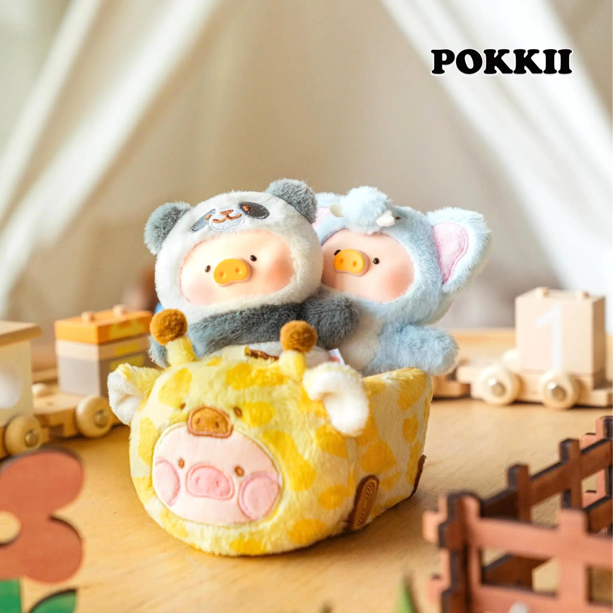 LULU THE PIGGY "Animal Party Puppet Show" Series Plush Blind Box - POKKII