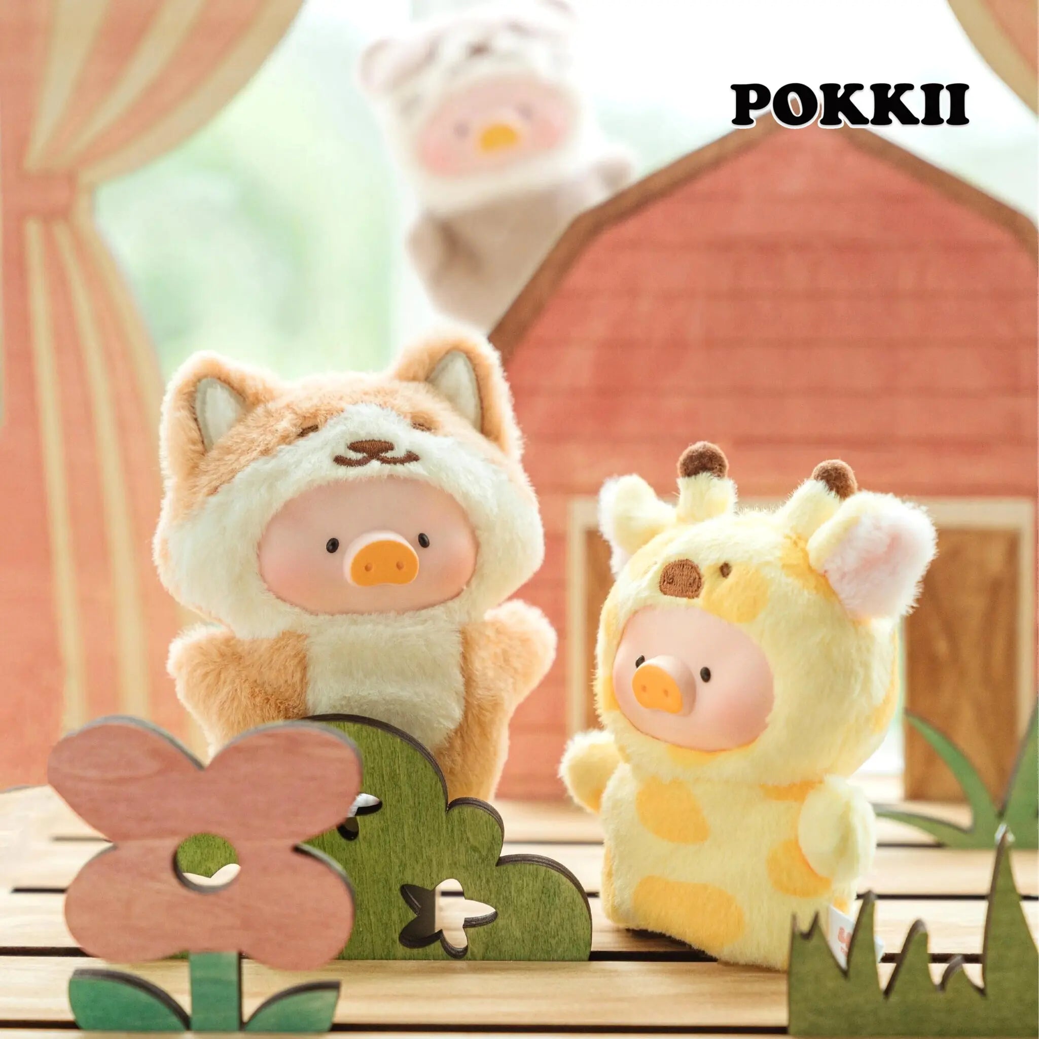 LULU THE PIGGY "Animal Party Puppet Show" Series Plush Blind Box - POKKII