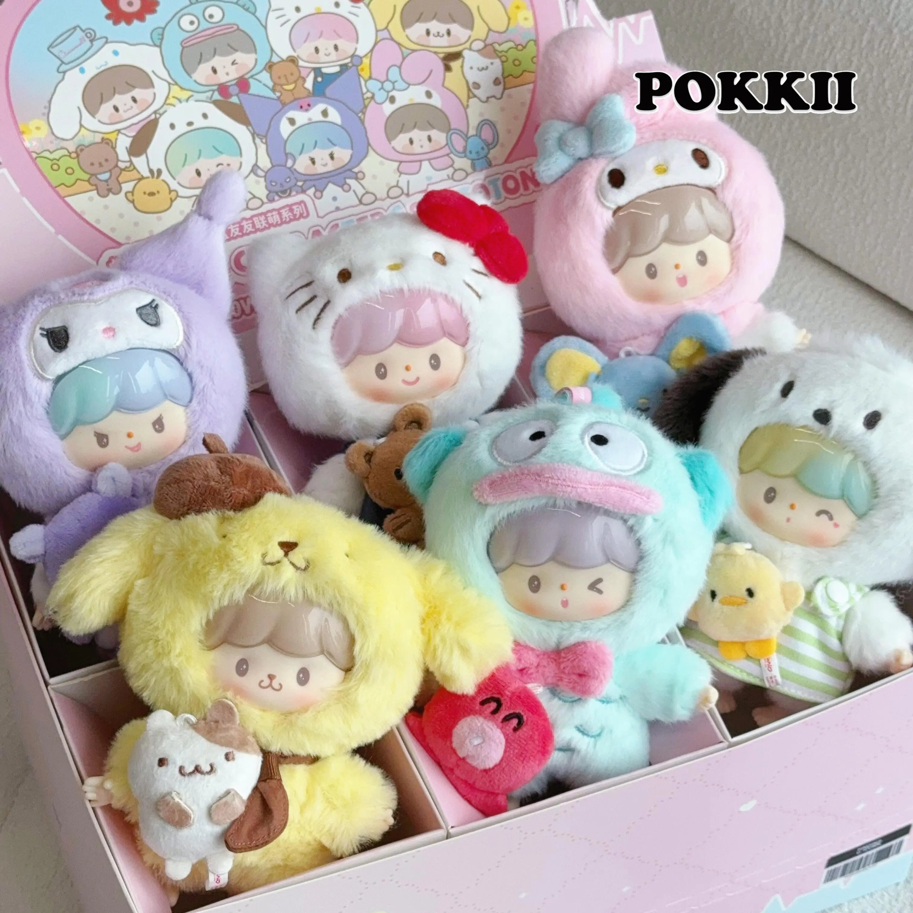 zZoton x Sanrio Characters "Love-League Buddies" Series Plush Blind Box - POKKII
